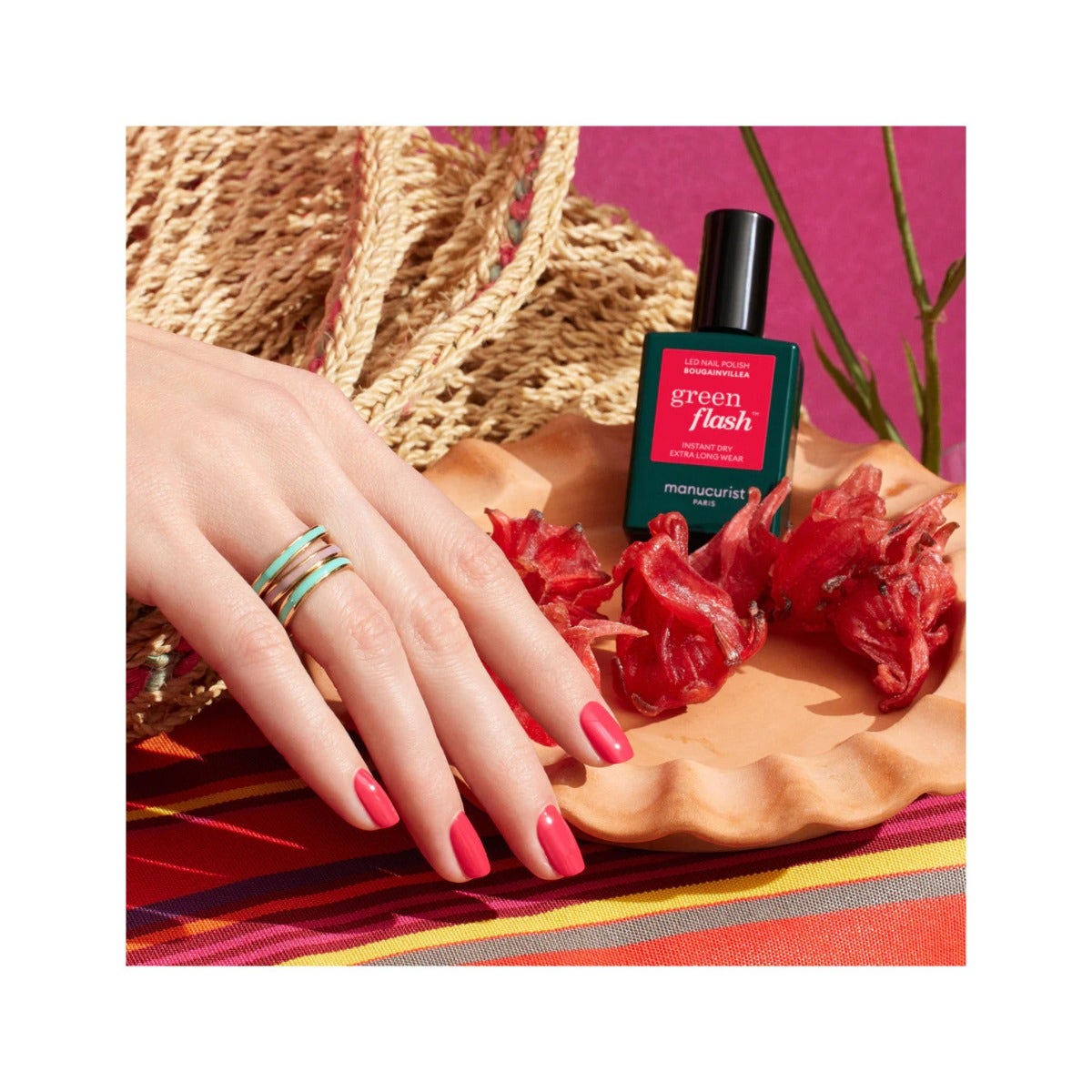 Manucurist Green Flash Smalto Semipermanente Bougainvillea 15ml