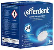 Efferdent 56 Compresse Effervescenti Protesi/Apparecchi Ortodontici
