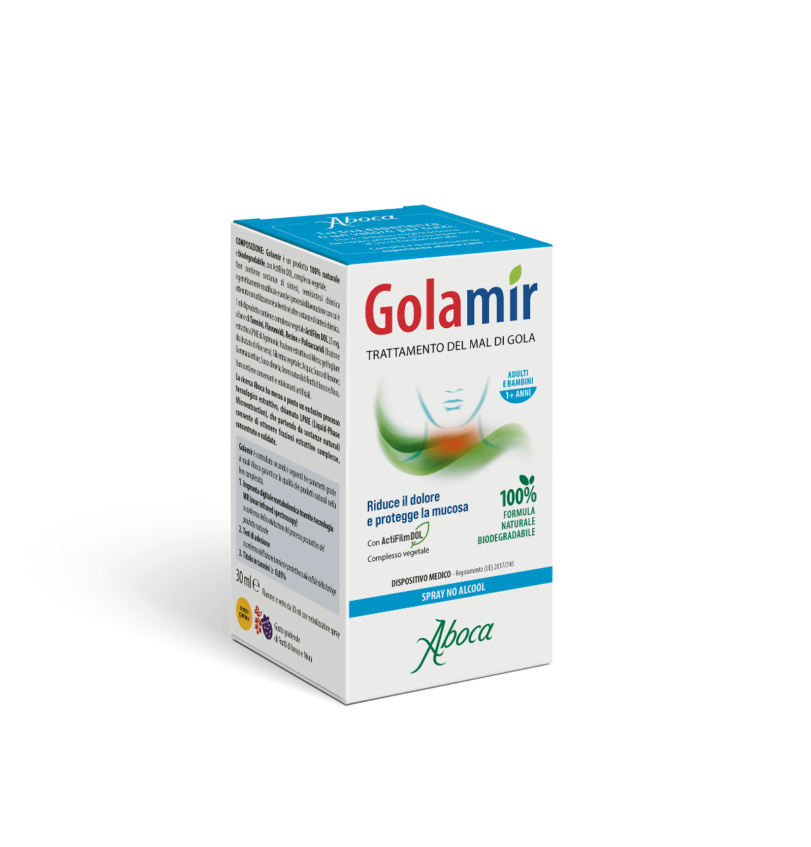 Aboca Golamir Spray sin alcohol 30 ml