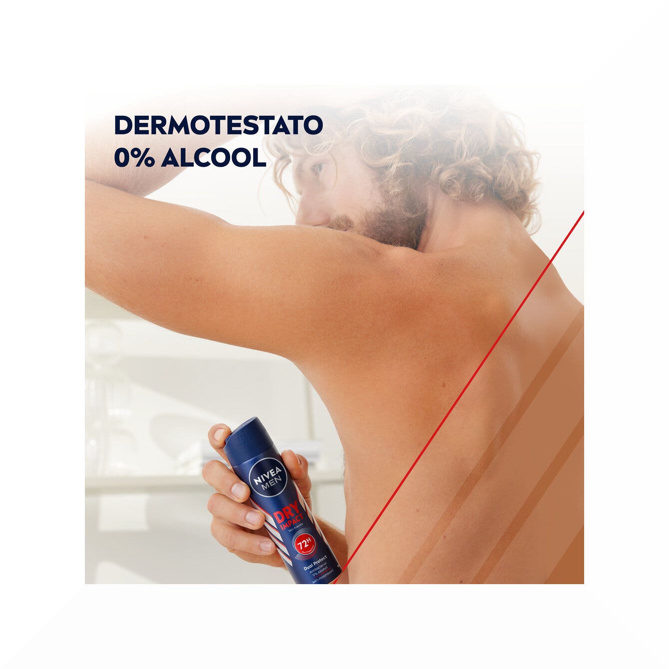 Nivea Men Dry Impact Desodorante en spray para hombre con 72 horas de protección antitranspirante 150 ml