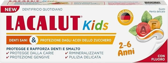 Lacalut Kids Dentifricio 2-6 Anni Con Fluoro 55ml