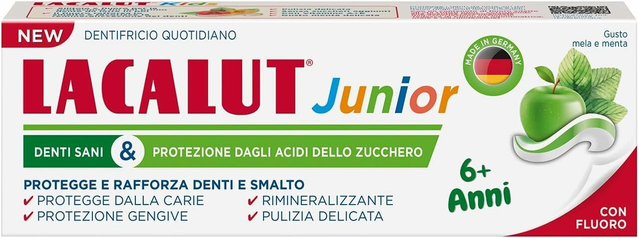 Lacalut  Junior Dentifricio 6Anni+ Con Fluoro 55ml