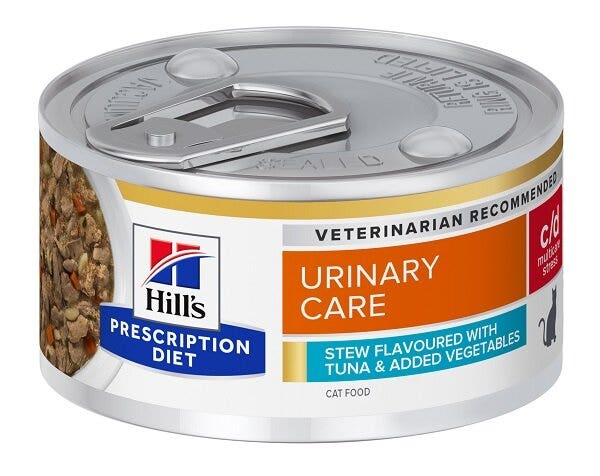 Hill's Prescription Diet Feline C/D Urinary Care Sterilised Guiso de atún y verduras 82 g
