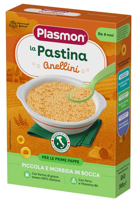 Plasmon La Pastina Anellini 300 g 6 meses+