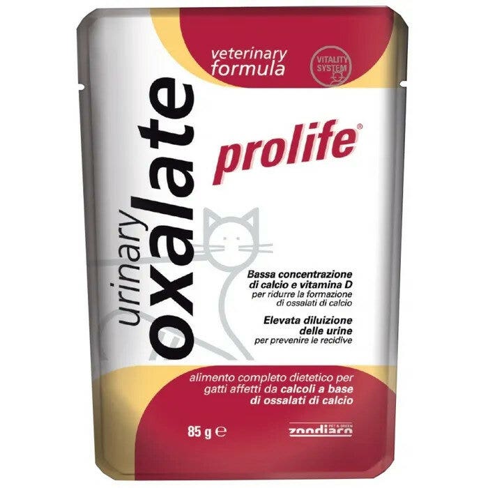 Prolife Cat Vet Urinary Oxalate Comida húmeda para gatos adultos, sobre de 85 g