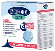 Emoform Dent Pastillas Limpiadoras 56 unidades