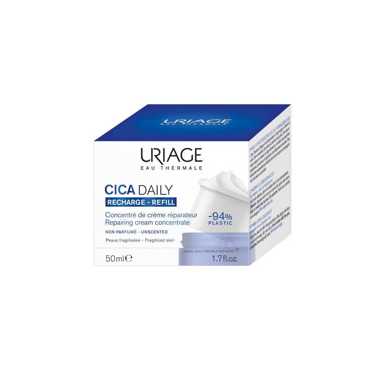 Uriage Cica Daily Crema Concentrada Reparadora Eco-Recarga 50 ml
