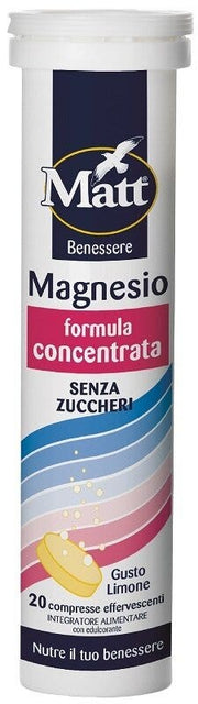 Matt Benessere Magnesio 20 comprimidos efervescentes