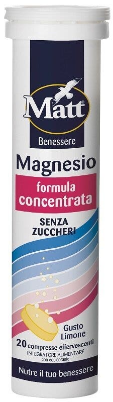 Matt Benessere Magnesio 20 comprimidos efervescentes