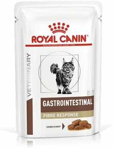 Royal Canin Veterinary Gastrointestinal Fibre Response, alimento dietético para gatos, 12 x 85 g