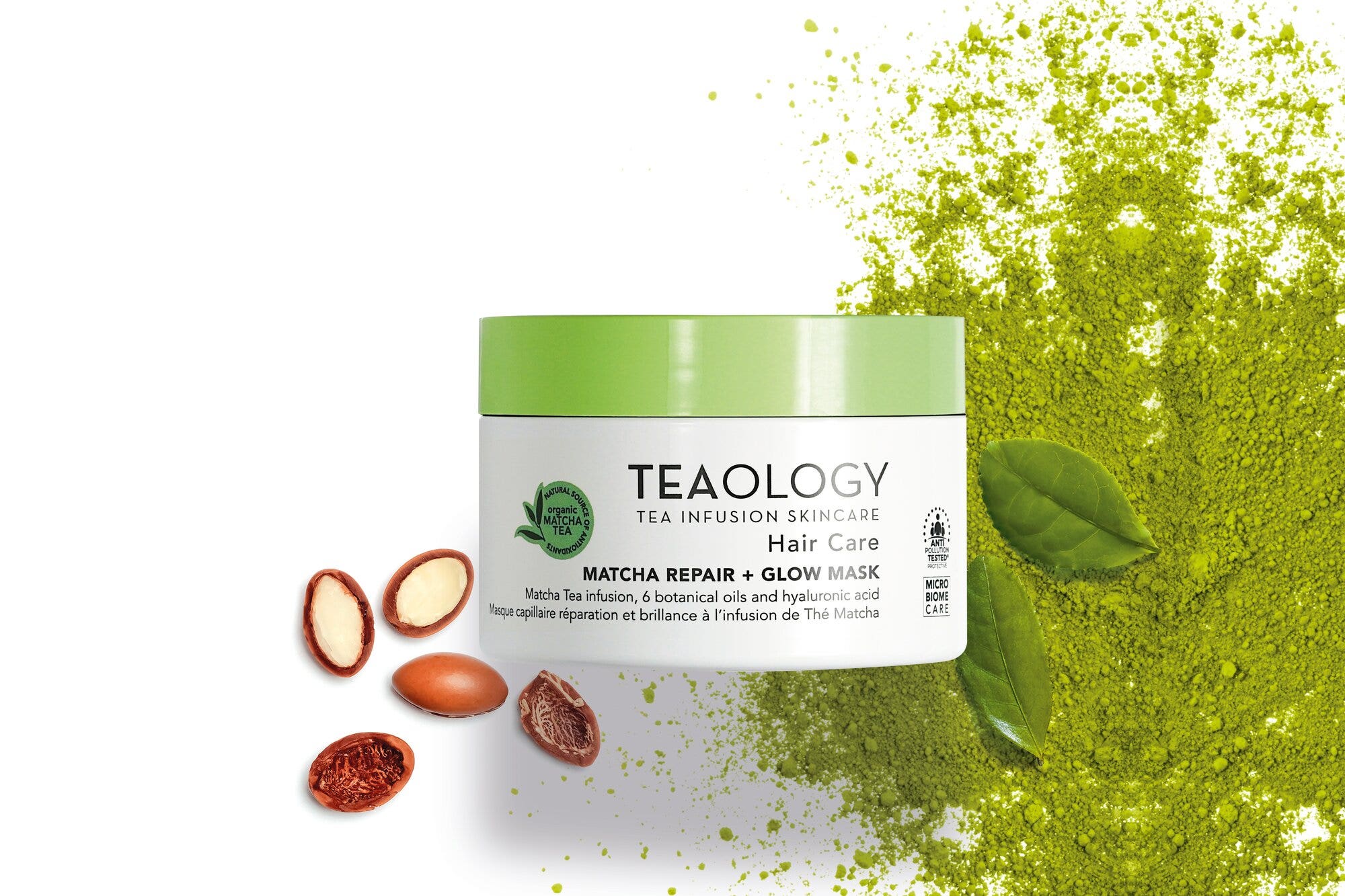 Teaology Mascarilla reparadora de cabello con matcha 200 ml