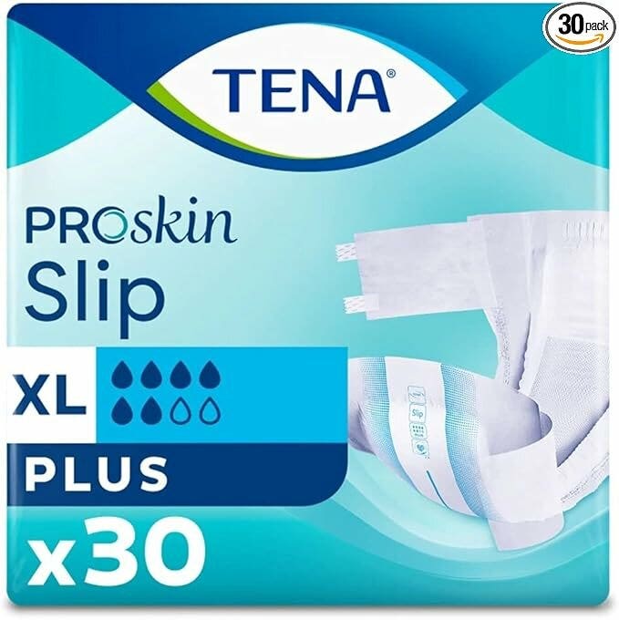 Tena Slip Plus XL Paquete de 30 pañales
