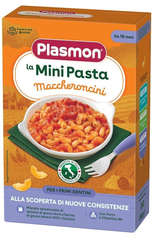 Plasmon La Mini Pasta Maccheroncini 300 g 10 meses+