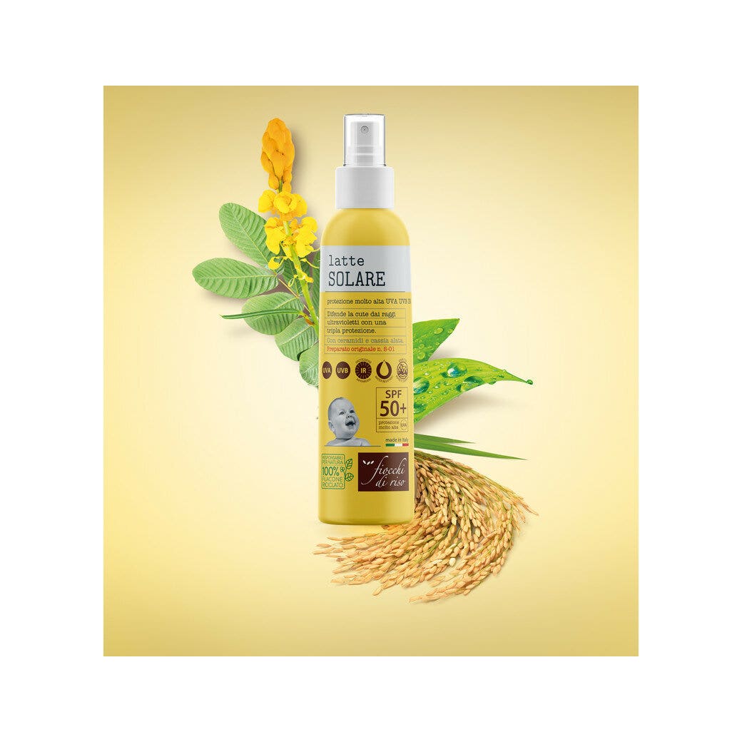Fiocchi Di Riso Latte Solare Per Bambini 140ml SPF50+