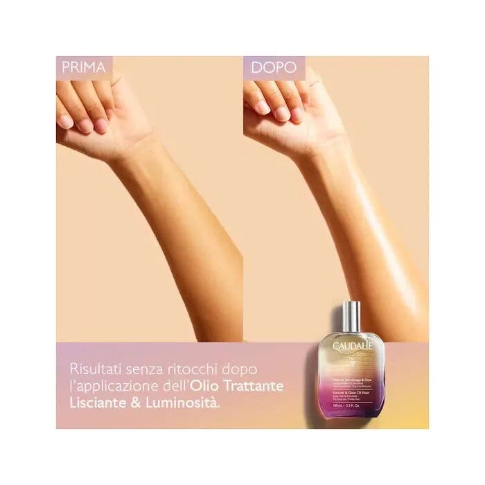 Caudalie Olio Trattante Lisciante Luminosità Corpo/Capelli /Decolleté 100ml