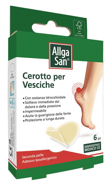 AllgaSan Cerotto Vesciche 6 Pezzi