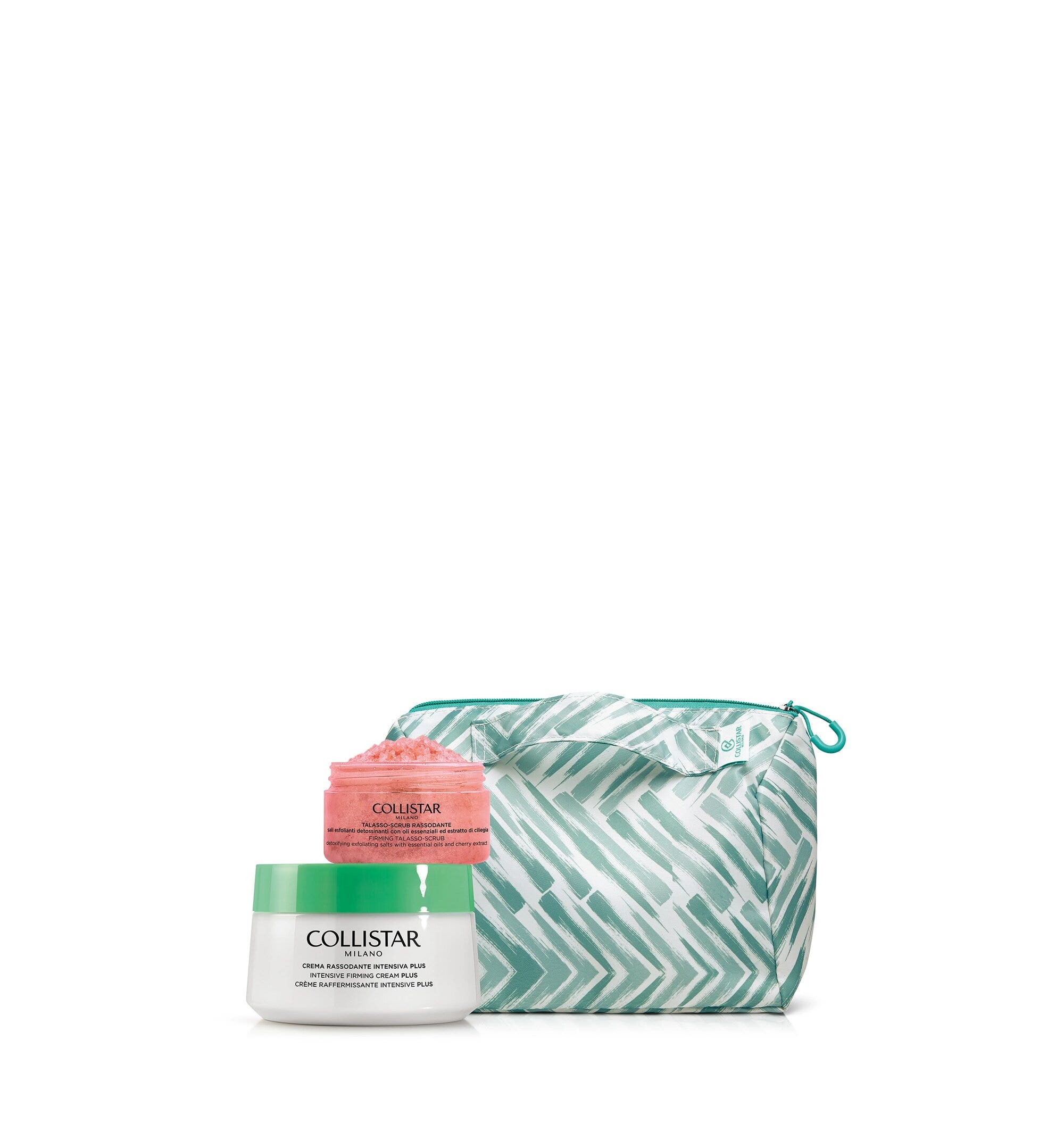 Collistar Cofanetto Corpo Crema Rassodante Plus 400ml + Talasso Scrub 150ml +Pochette