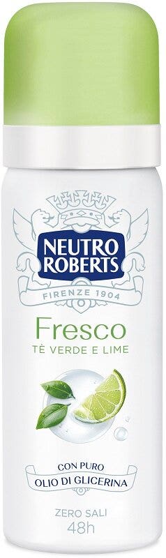 Neutro Roberts Deodorante Spray Fresco Verde Zero Sali di Alluminio 50ml