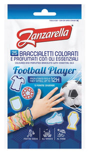 Zanzarella Pulseras Football Player 25 unidades