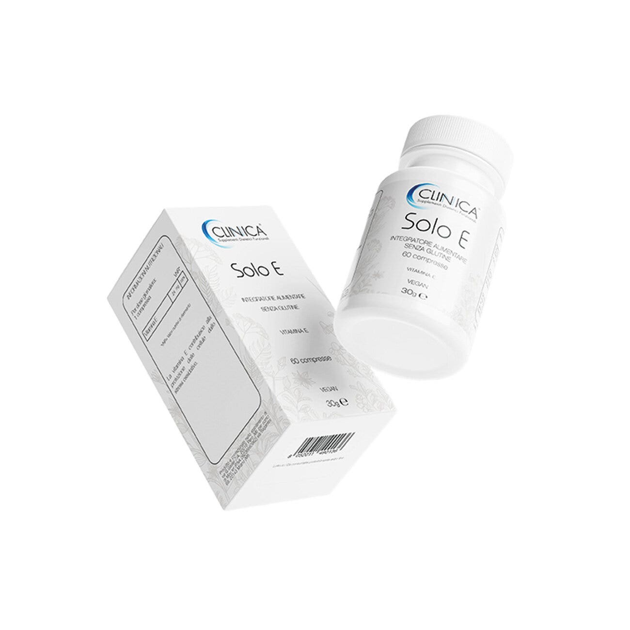 Clinica Solo E - vitamina E - 60 compresse = 2 mesi di trattamento
