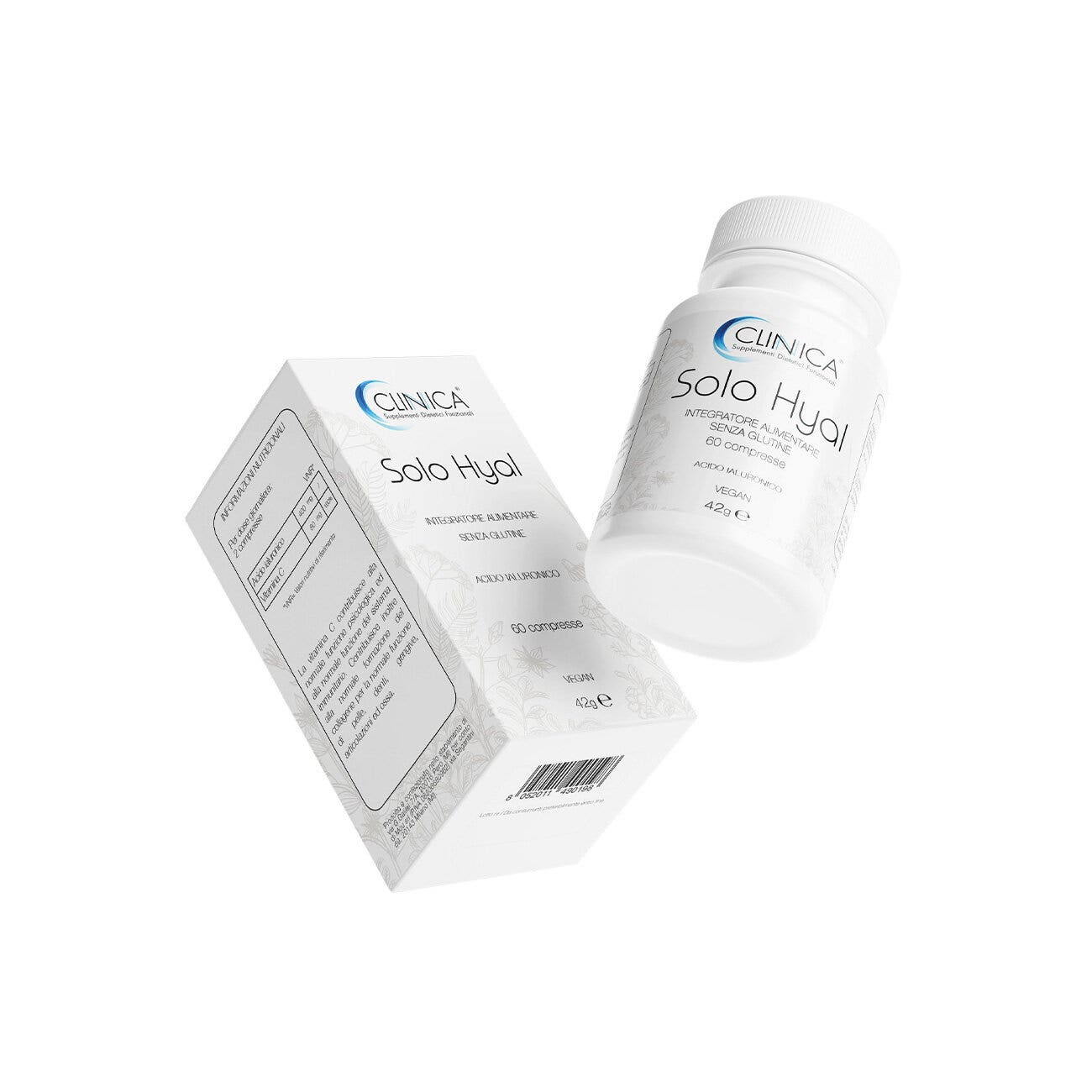 Clinica Solo Hyal - acido ialuronico - 60 compresse = 1 mese di trattamento