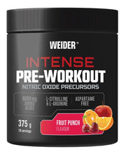 Weider Intense Pre-Workout Gusto Fruit Punch 375g