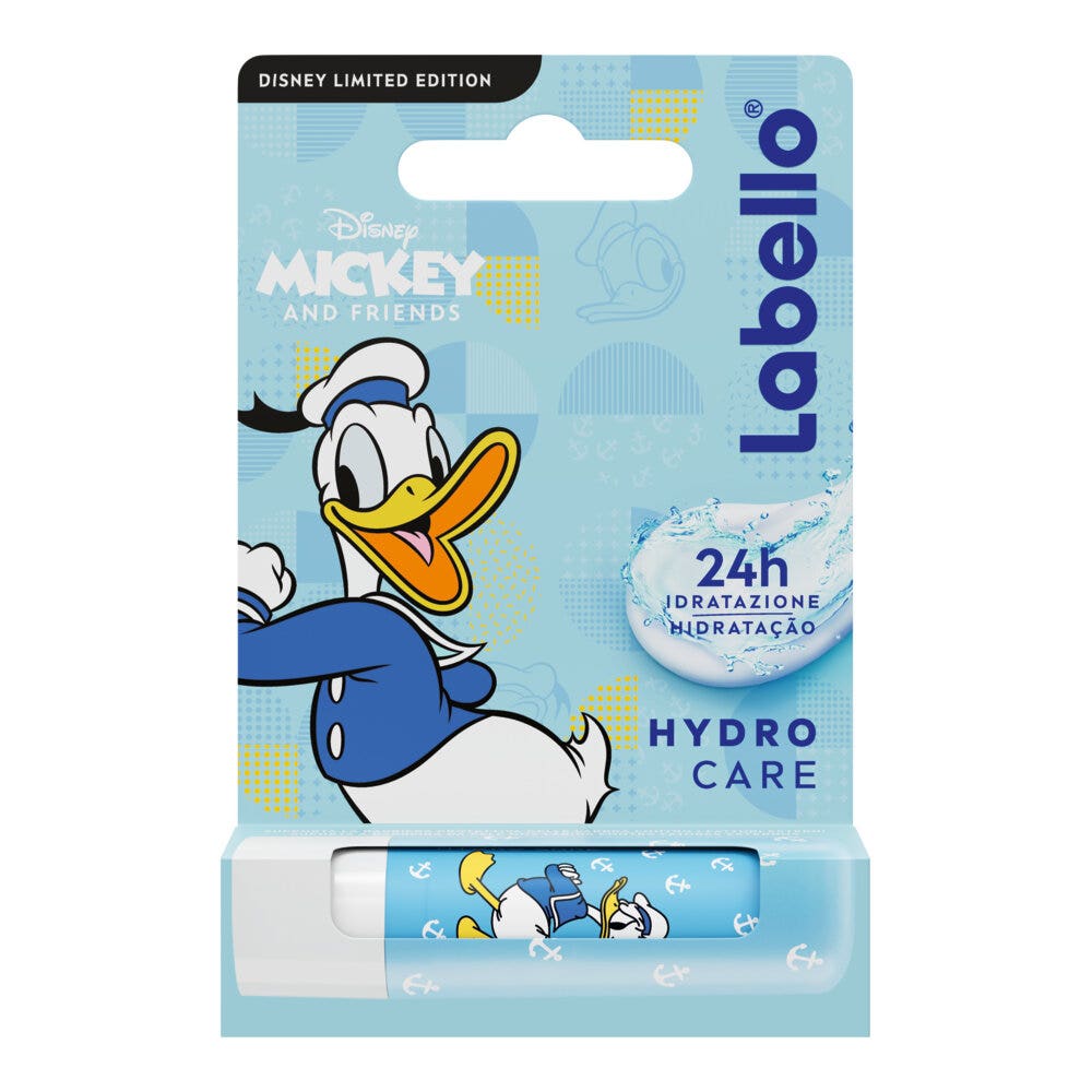 Labello Hydro Care Disney Edición Limitada Donald Duck Bálsamo Labial Hidratante con SPF15 4,8 g