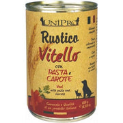 Unipro Cane Rustico Ternera con pasta y zanahorias 400 g