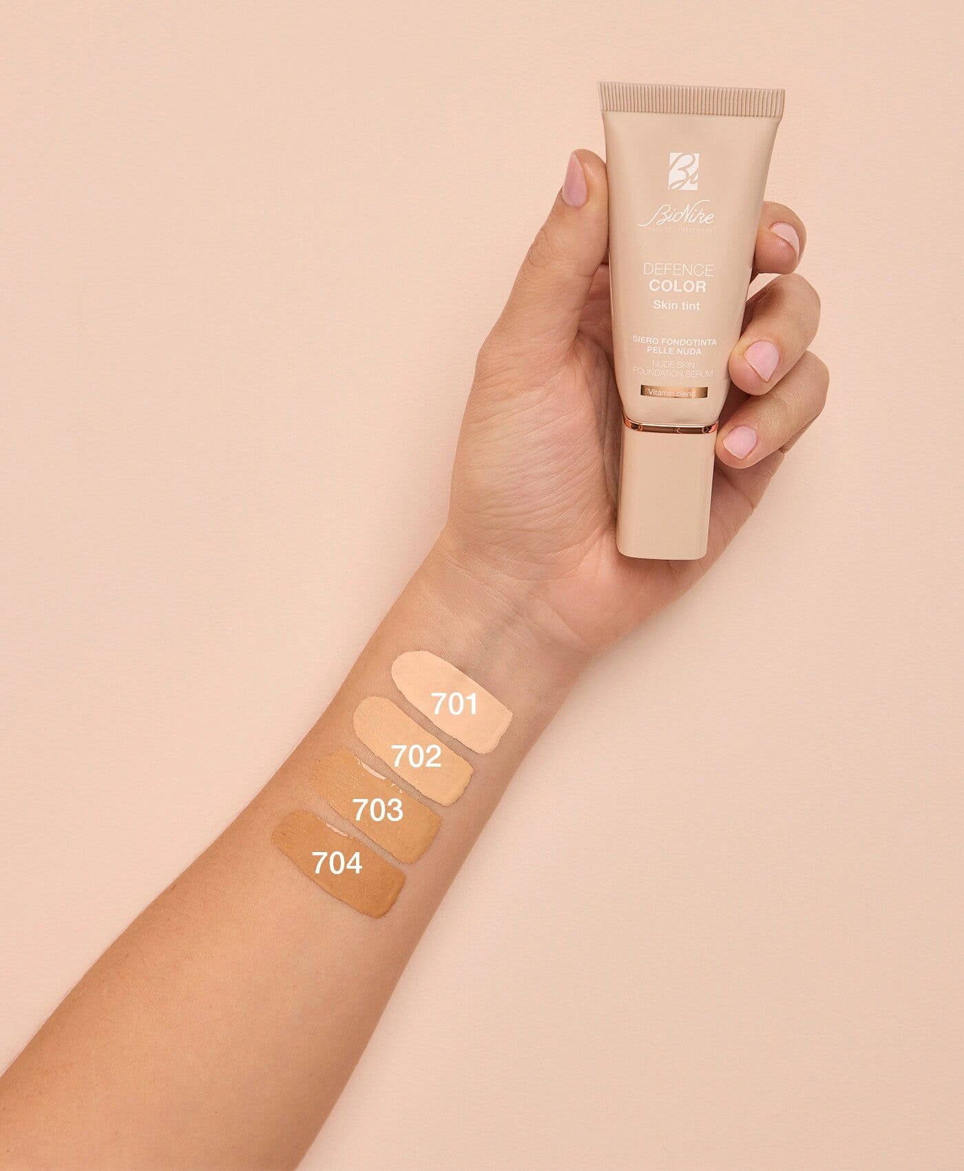 Bionike Defence Color Skin Tint Siero Fondotinta Pelle Nuda 703 Praline 30ml