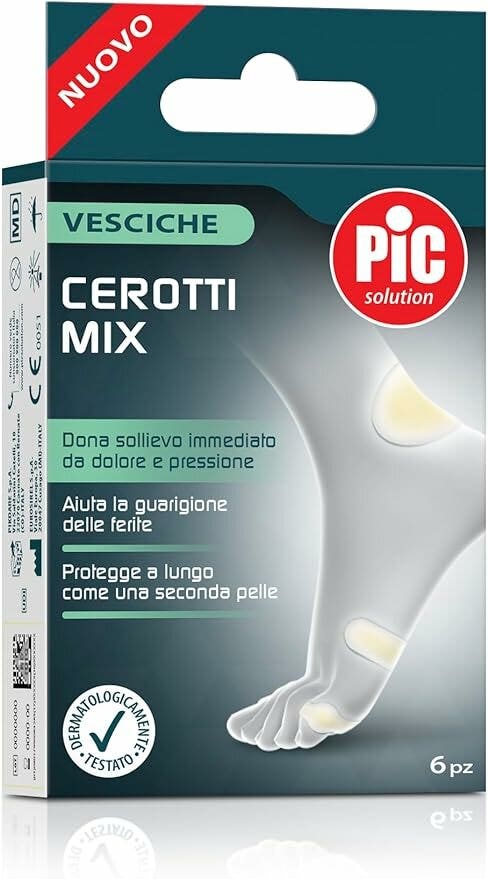 Pic Solution Parches para ampollas, surtido de 6 unidades