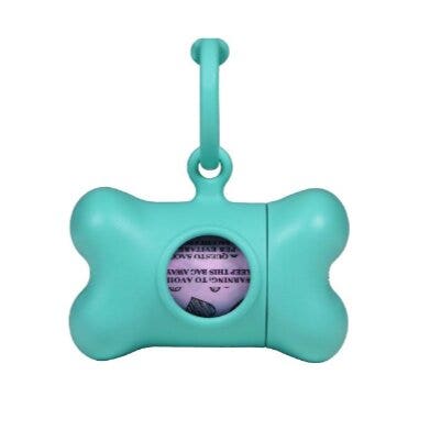 United Pets Bon Ton Nano Colección Classic Color Aguamarina Portabolsitas Higiénicas