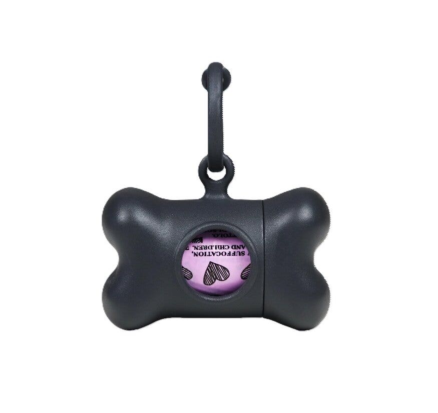 United Pets Bon Ton Nano Colección Classic Color Gris Portabolsitas higiénicas