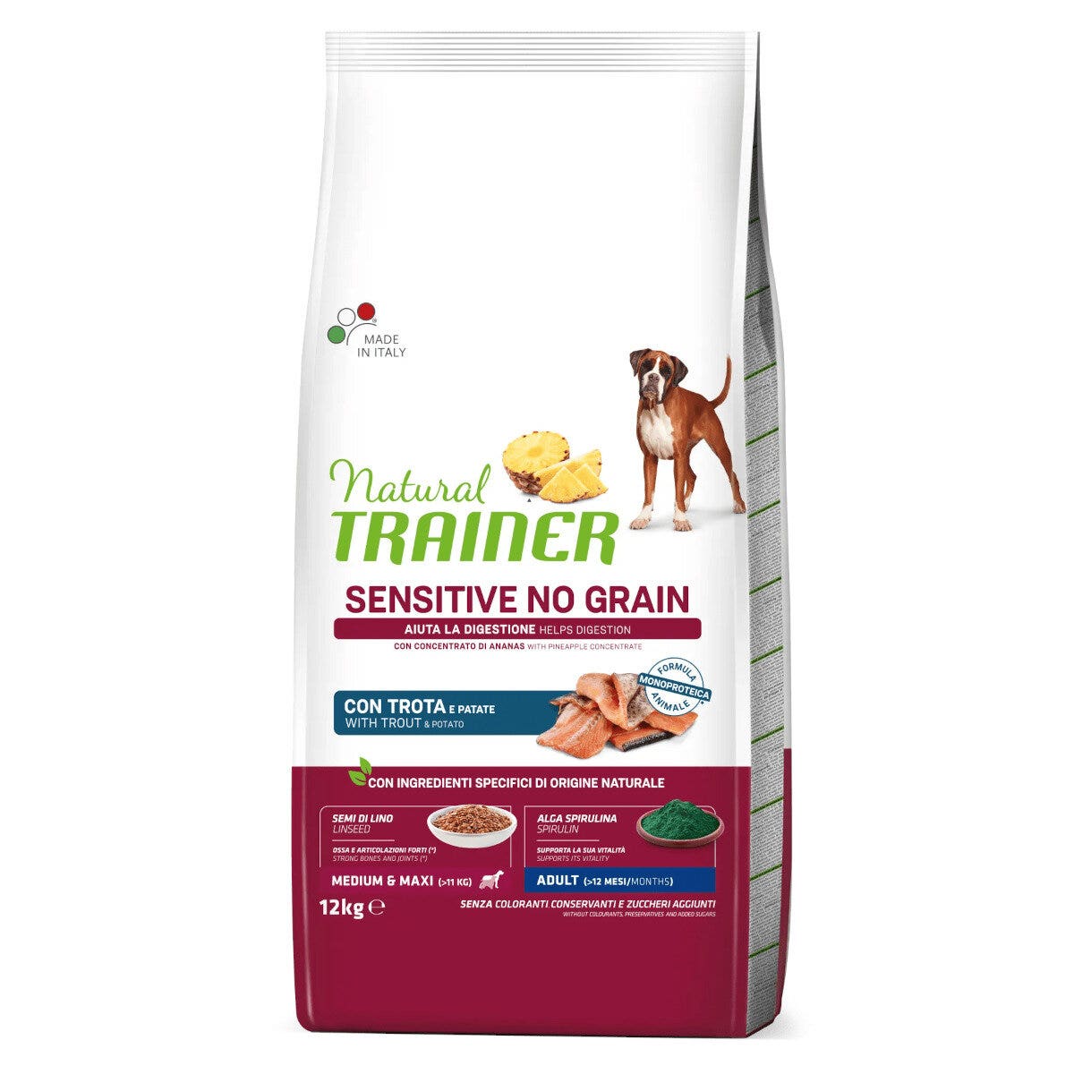 NT DOG SENS M/M TRUCHA 12 KG