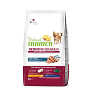 Natural Trainer Sensitive No Grain Small & Toy Adult con trucha para perros toy 2 kg