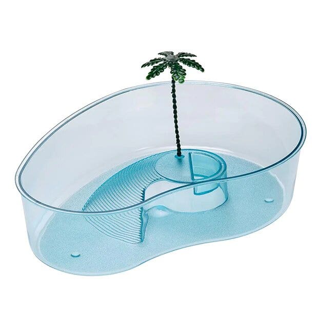 Ferplast Arricot, cubeta de plástico para tortugas pequeñas