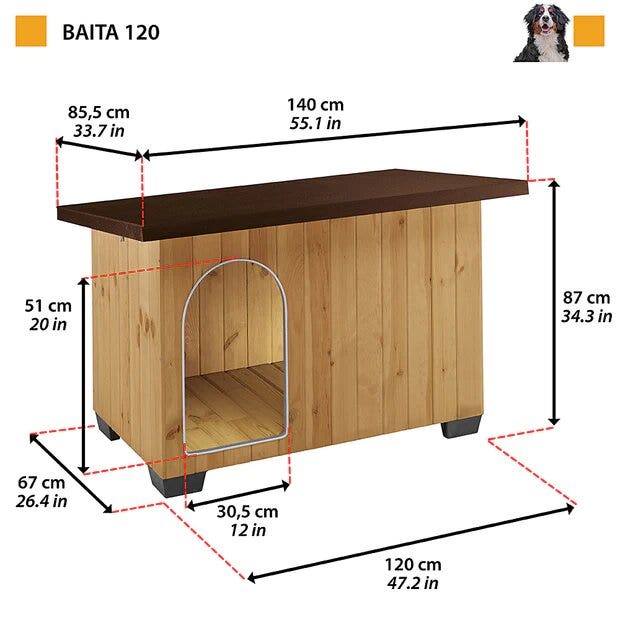 Ferplast Baita Per Cani Taglia 120