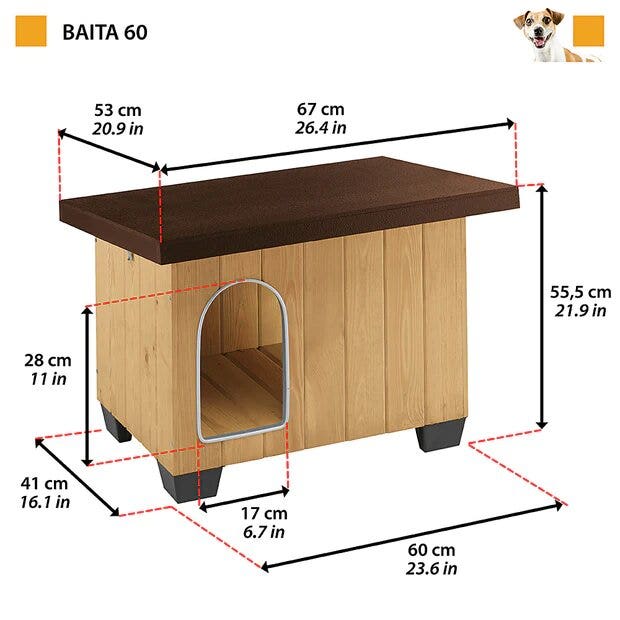 Ferplast Baita Per Cani Taglia 60