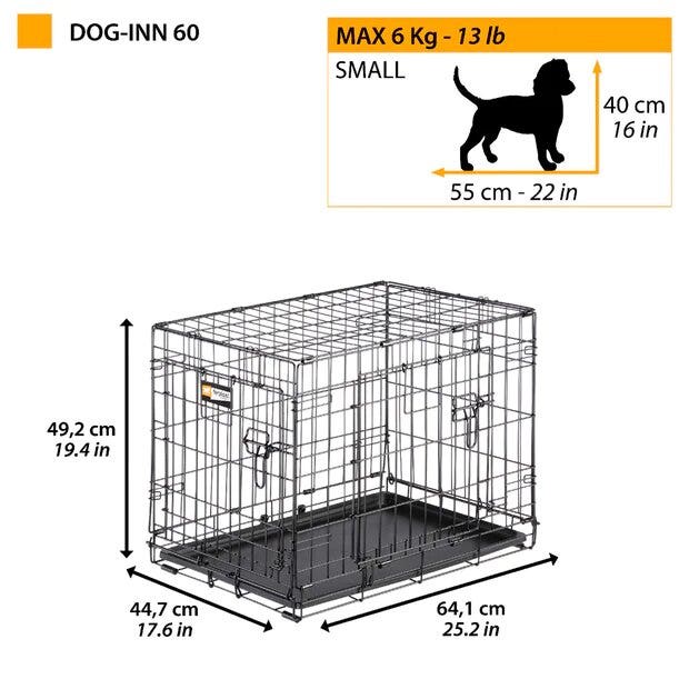Ferplast Dog Inn Box Pieghevole Per Cani Taglia 60