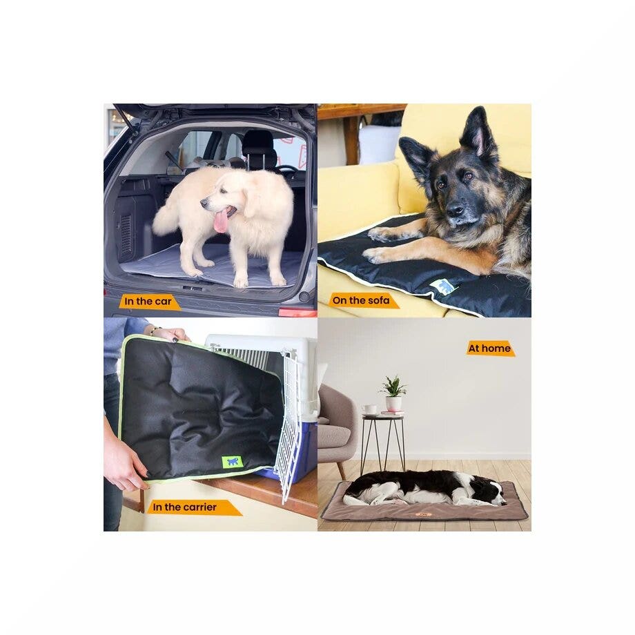 Ferplast  Jolly 60 Materassino Per Cani Tessuto Tecnico Nero 57 x 38 cm