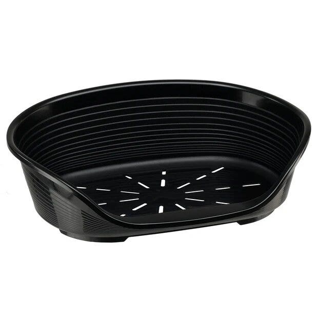 Ferplast Siesta Deluxe Cuccia Cani/Gatti in Plastica Nera Misura 10
