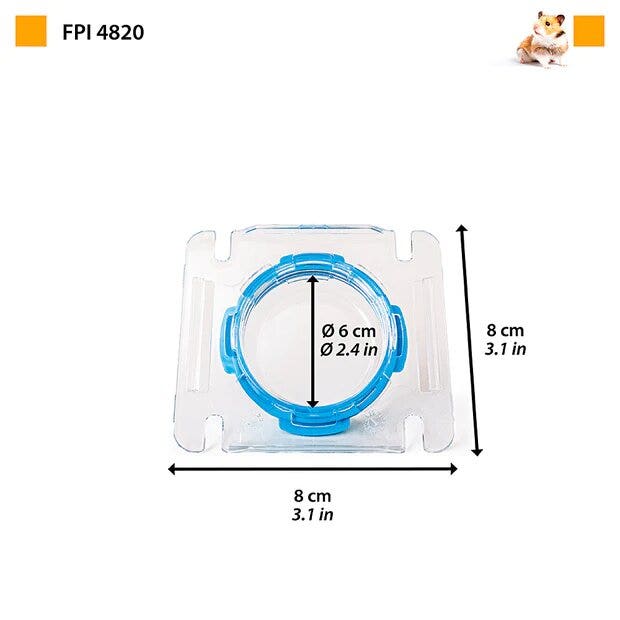 Ferplast FPI 4820 Tappo In Plastica Per Gabbie E Tubi Per Criceti/Piccoli Roditori