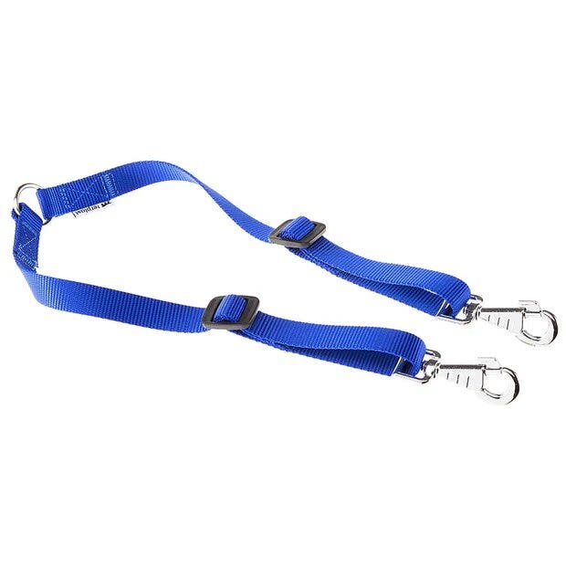 Ferplast Twin: terminal doble para correa de perro, talla 15/42