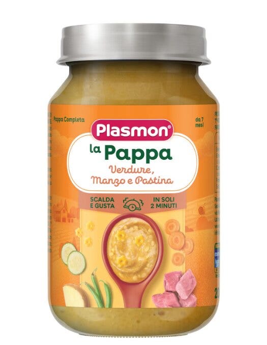 Plasmon La Pappa - Verduras, ternera y pasta 200 g