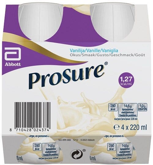 Abbott ProSure Sabor a Vainilla 4x220 ml