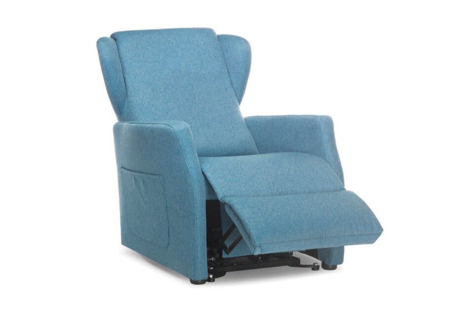 Mopedia Poltrona Elevabile Ninfea con Roller 4 Ruote 50mm PO401 Sabbia