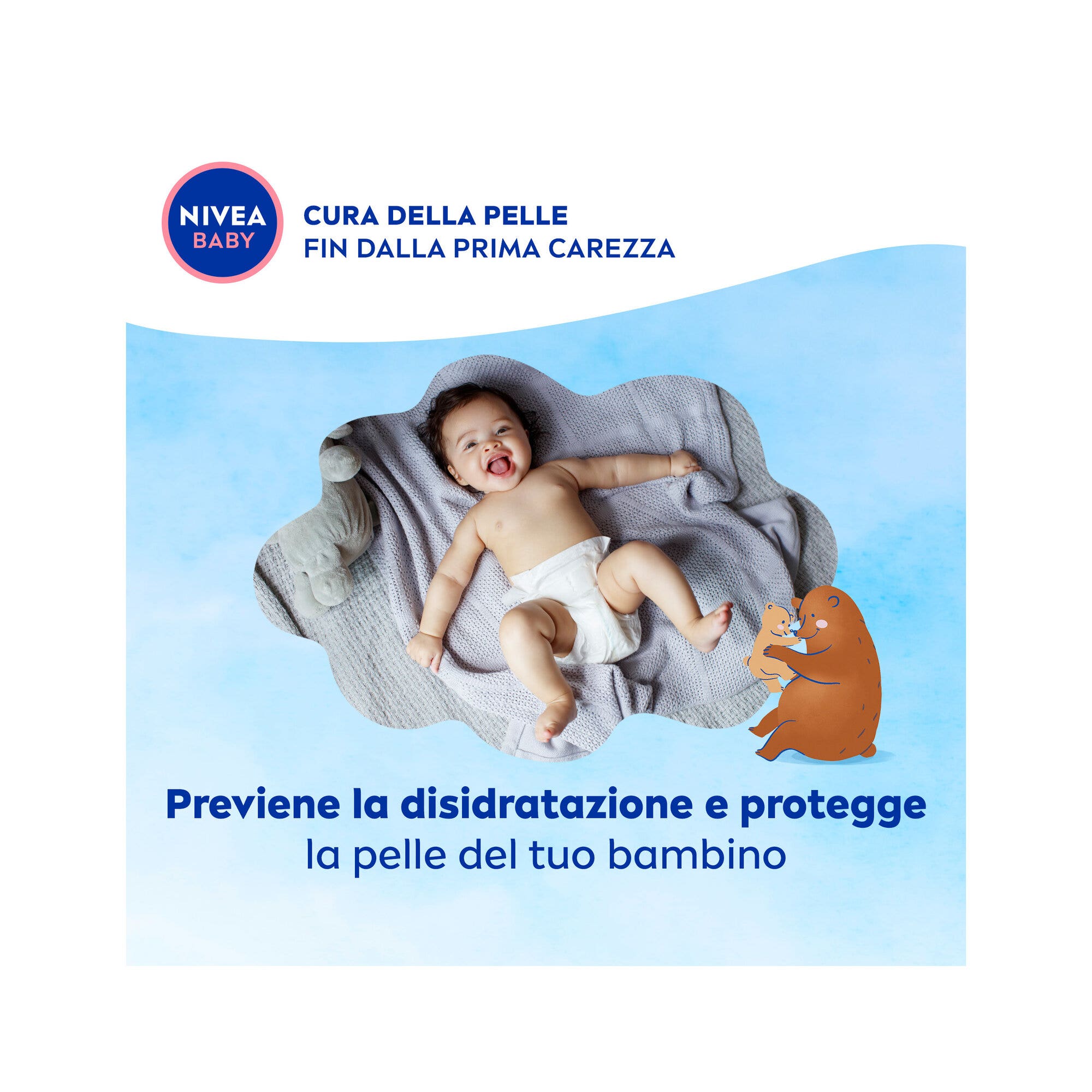 Nivea Baby Crema facial y corporal suave para niños, hidratante y nutritiva, 200 ml