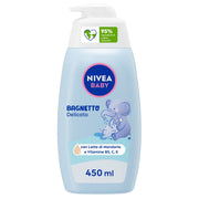 Nivea Baby Bañito Delicado, gel de baño para bebés, para una limpieza suave e hidratante, 450 ml