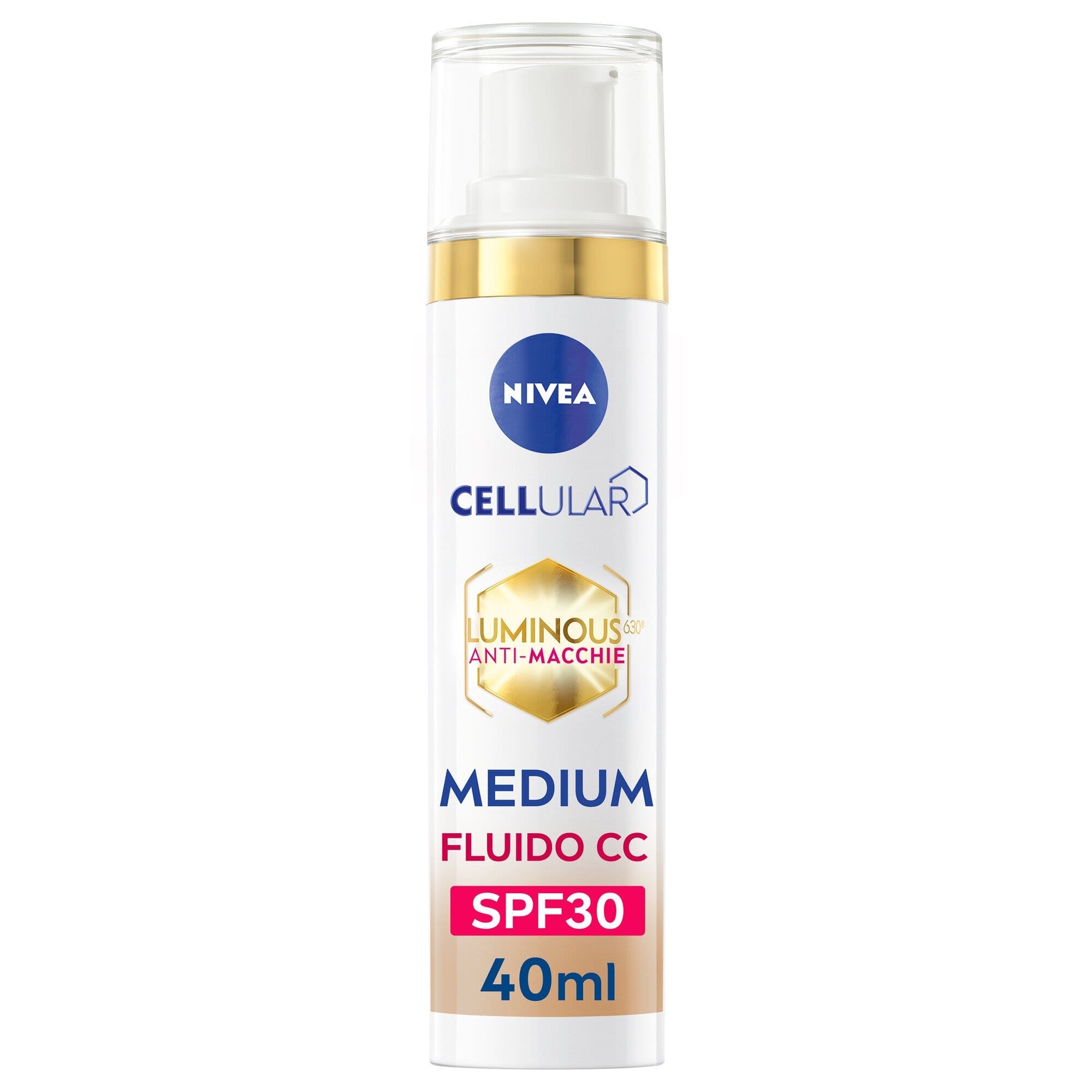Nivea Cellular Luminous 630 CC Antimanchas SPF30 40 ml 02 Medium