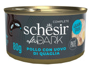 Schesir After Dark Gato Adulto Paté de Pollo y Huevo de Codorniz 80 g