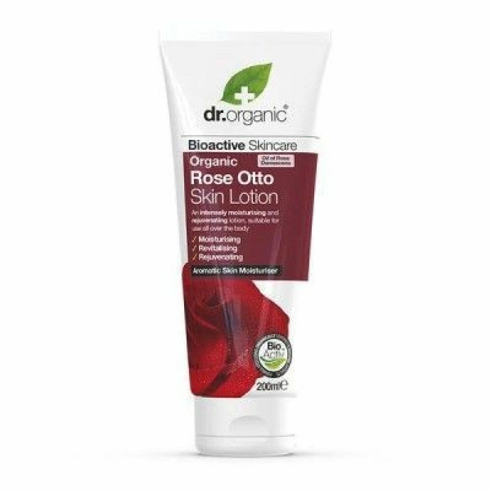 Dr. Organic Loción corporal de rosas 200 ml